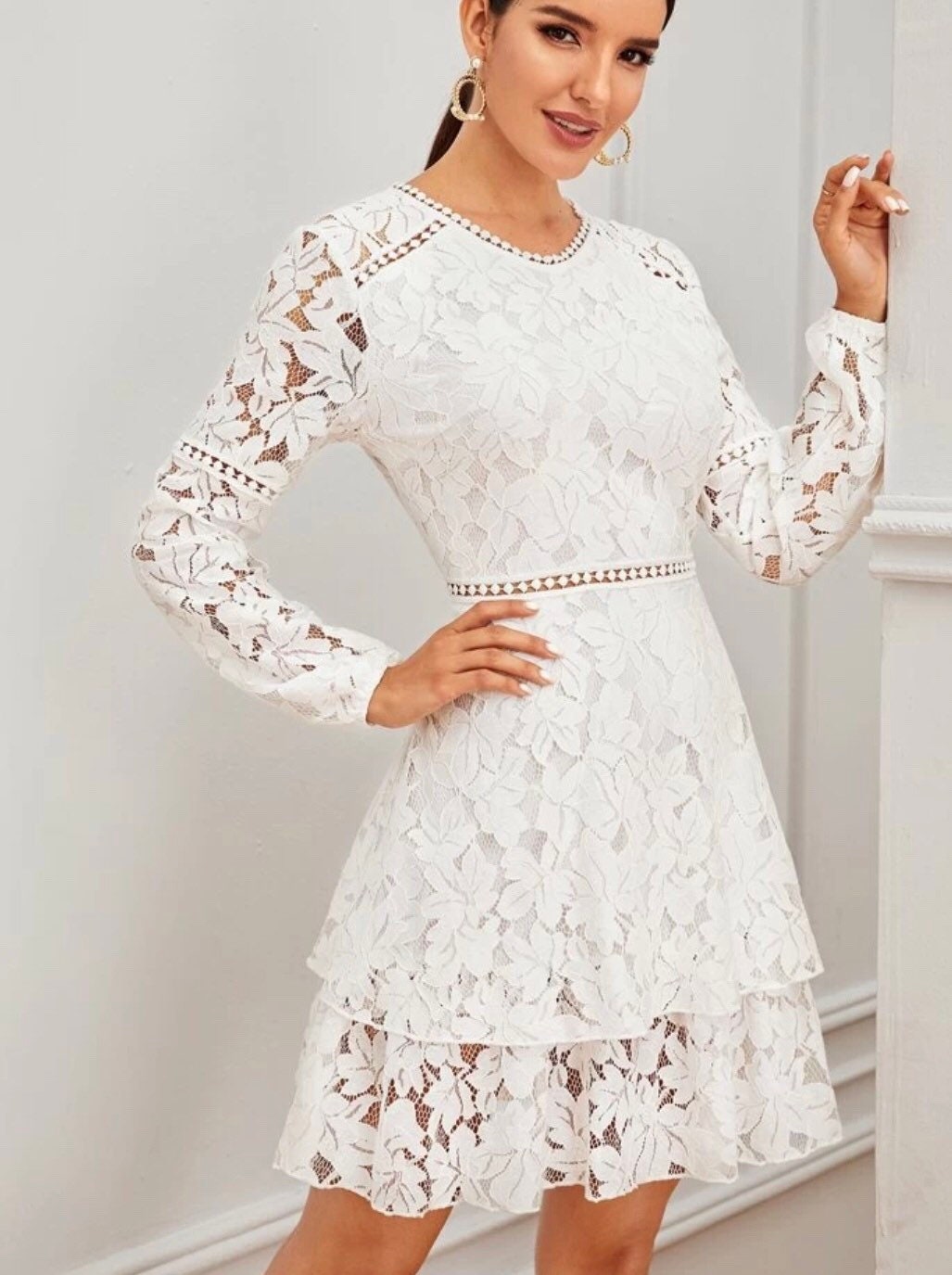 White lace dress | Etsy