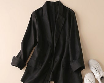black linen jackets