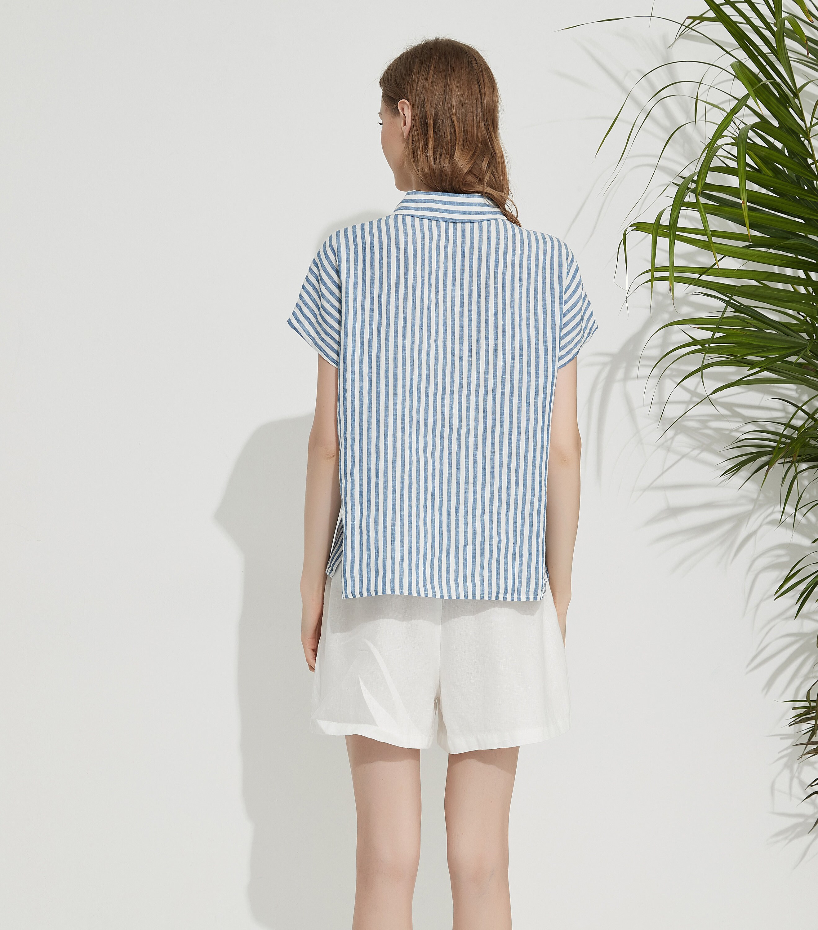 Women's Summer Linen Shirts Basic Linen Shirt Soft Loose Etsy