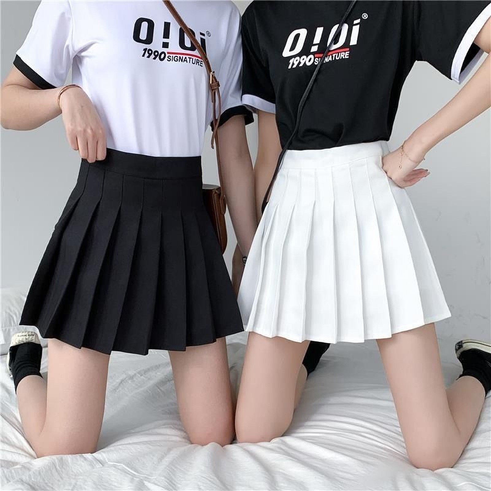 GOROLDA Womens Japan High Waisted Mini Pleated School Skirts Skater Tennis Skirts Skorts GOROLDA Womens Japan High Waisted Mini Pleated School Skirts Skater Tennis Skirts Skorts