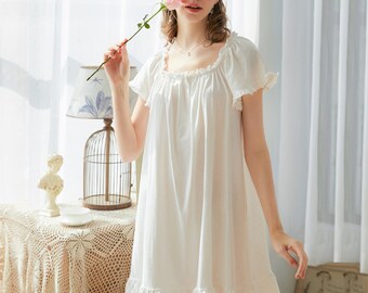 Cotton Nightgown Women - Etsy