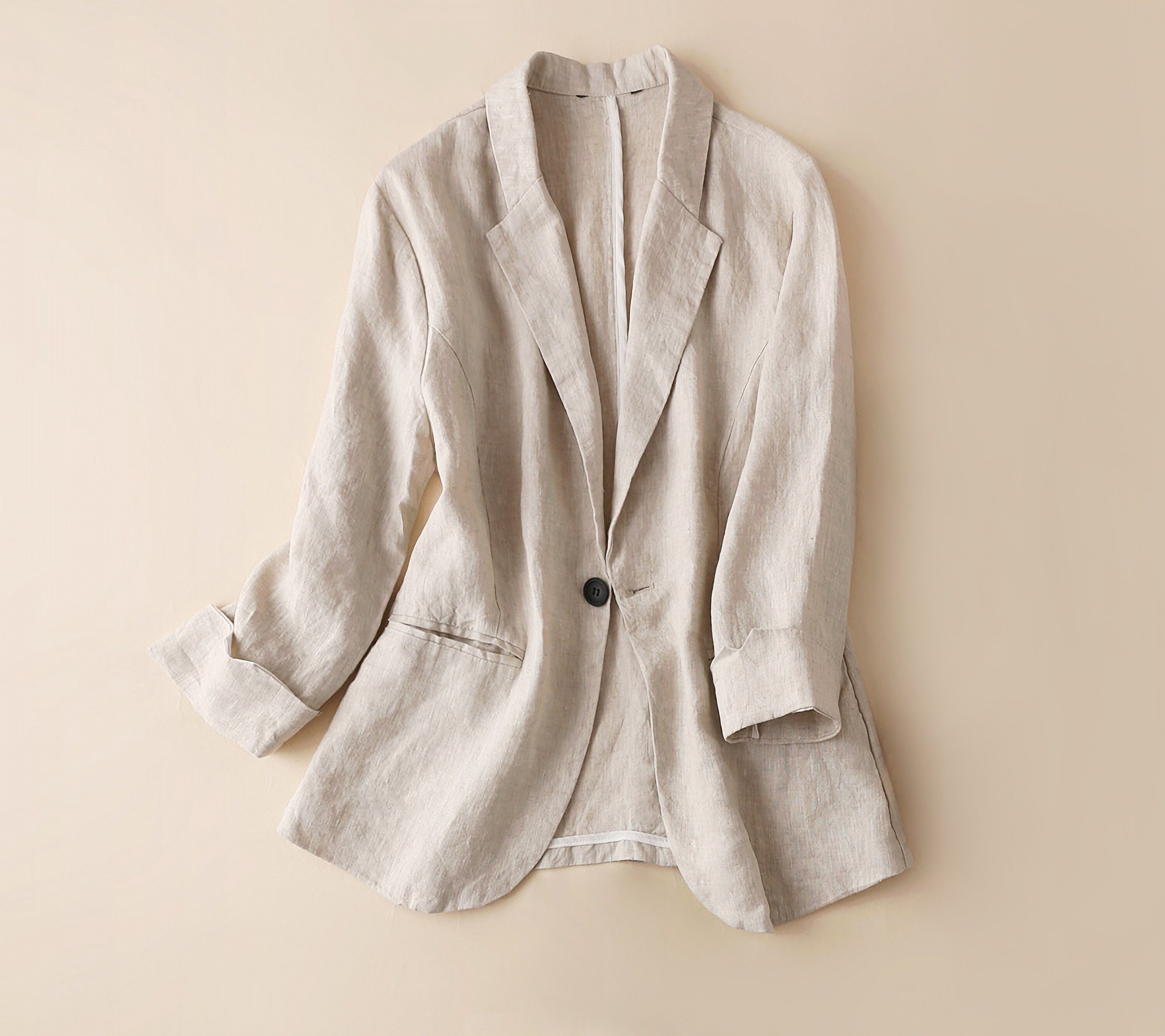 how to wash linen blazer