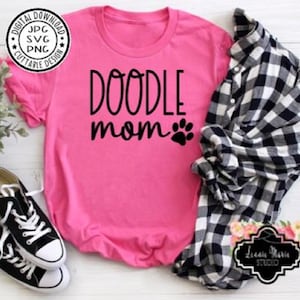 Doodle Mom SVG, arquivo PNG Doodle Mom, Goldendoodle Mom, Golden Doodle Mom, Labradoodle, download digital, Svg, Jpg, Png, Cricut, Silhueta