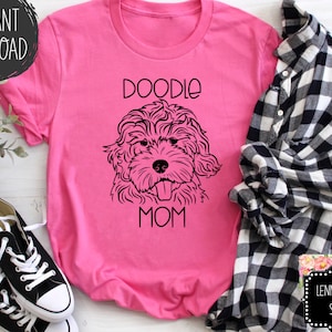 Doodle Mom SVG PNG JPG Instant Download, Doodle Face Shirt Cuttable Printable File, Goldendoodle Mom, Golden Doodle Mom, Digital Download