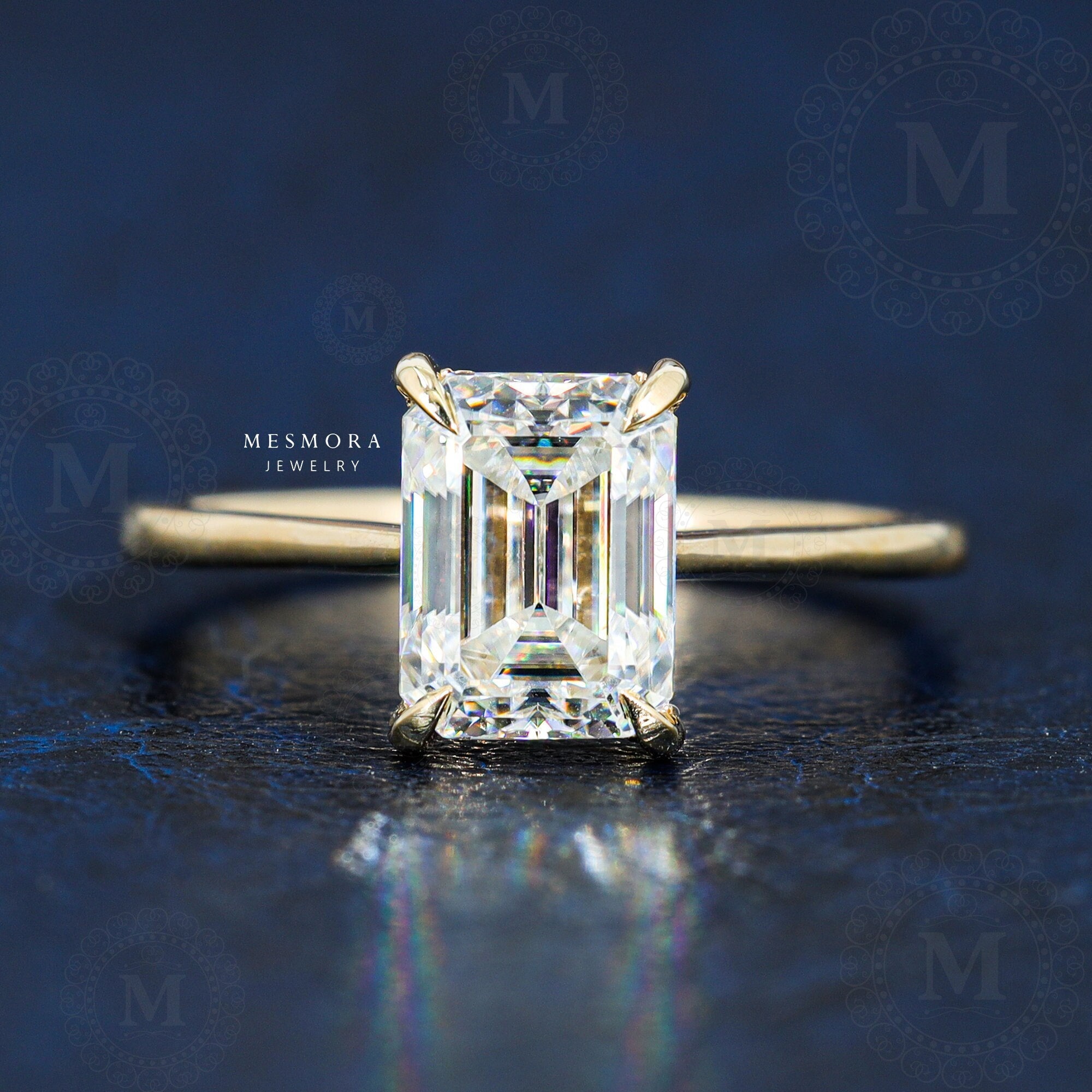 5ct E-VS1 ペアシェイプラボグロウンダイヤモンド 指輪 プラチナ950