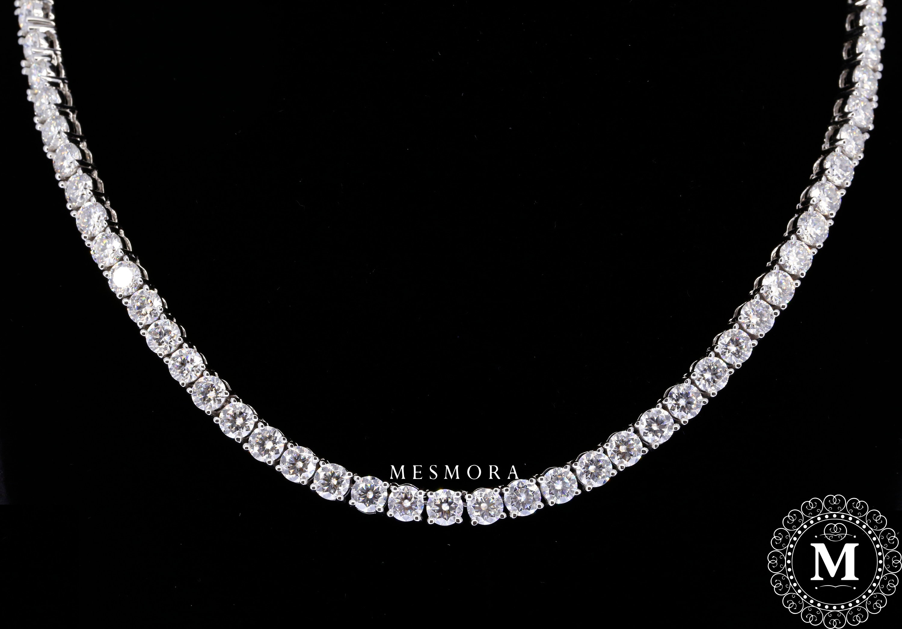 moissanite diamond chain