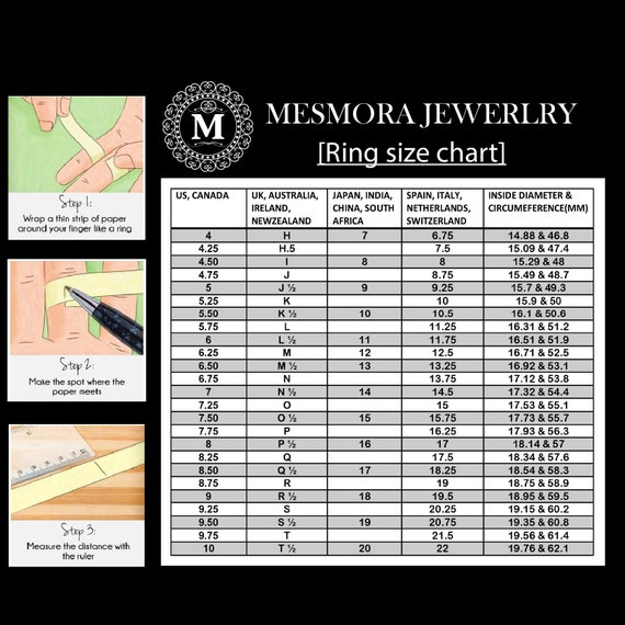 Ring Size Chart & Guide