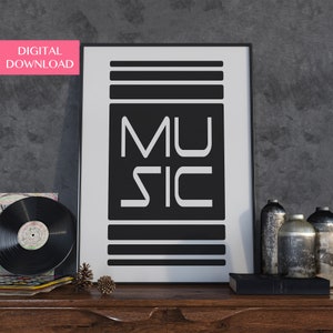 Musik Druck, Musik Studio Dekor, druckbare Zitate, Musiker Geschenkidee, Büro Dekor