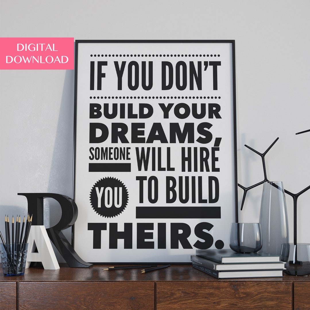 Motivational Quotes, Printable Quotes, Digital Download, If You Don't ...