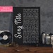 Custom Song Lyrics, Printable Wall Art, Music Gifts, Music Wall Art ...