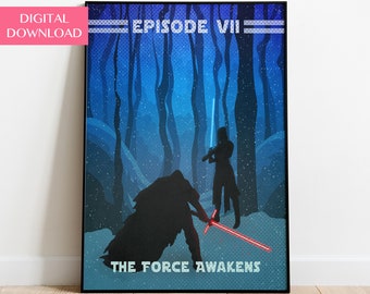 Star Wars: The Force Awakens Movie Poster Art (Digital Download)