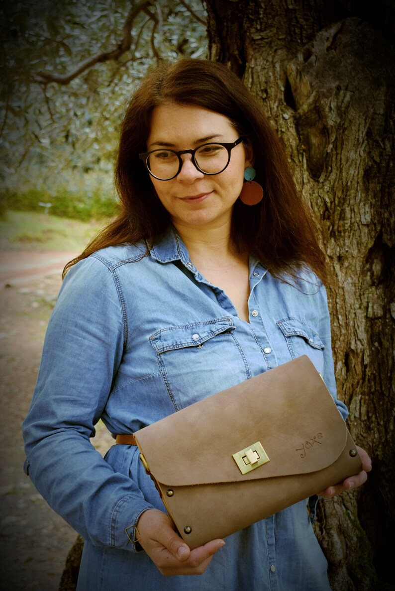 Wood Leather Bag. Crossbody Women Bag. Leather Wood Bag. Etsy
