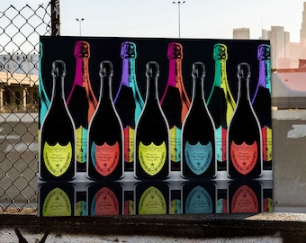 Dom Perignon Art Etsy