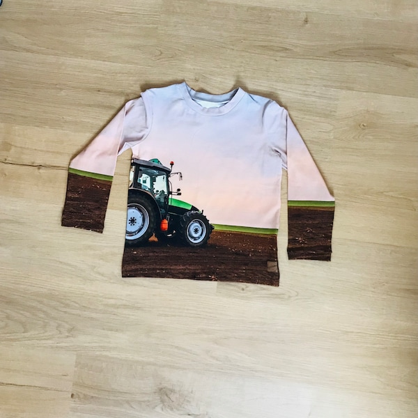 Shirt Traktor vorne/hinten, ab Gr. 104