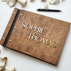 Custom Wedding Guestbook, Engagement and Anniversary Scrapbook, Rustic Polaroid Guest Book, Mini Photobooth Album, Wedding Keepsake