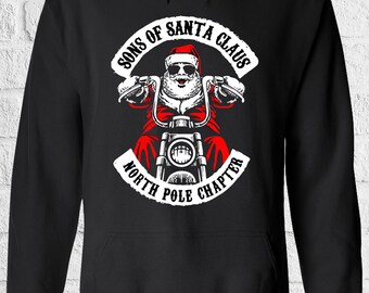 Enjoy Christmas Tis The Season Santa North Pole Snowflake Ho Ho Hoodies for Men