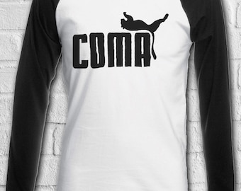 Coma Parody Joke Fresh Cool Men Women Long Short Sleeve Baseball T Shirt 685