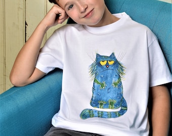 Cat shirt baby boy clothes, Toddler girl clothes, Infant girl clothes, Cat lover gift.