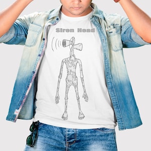 ホラー装飾用のアーバン SVG サイレンヘッド SCP、ホラー T シャツ用の昇華デザイン。