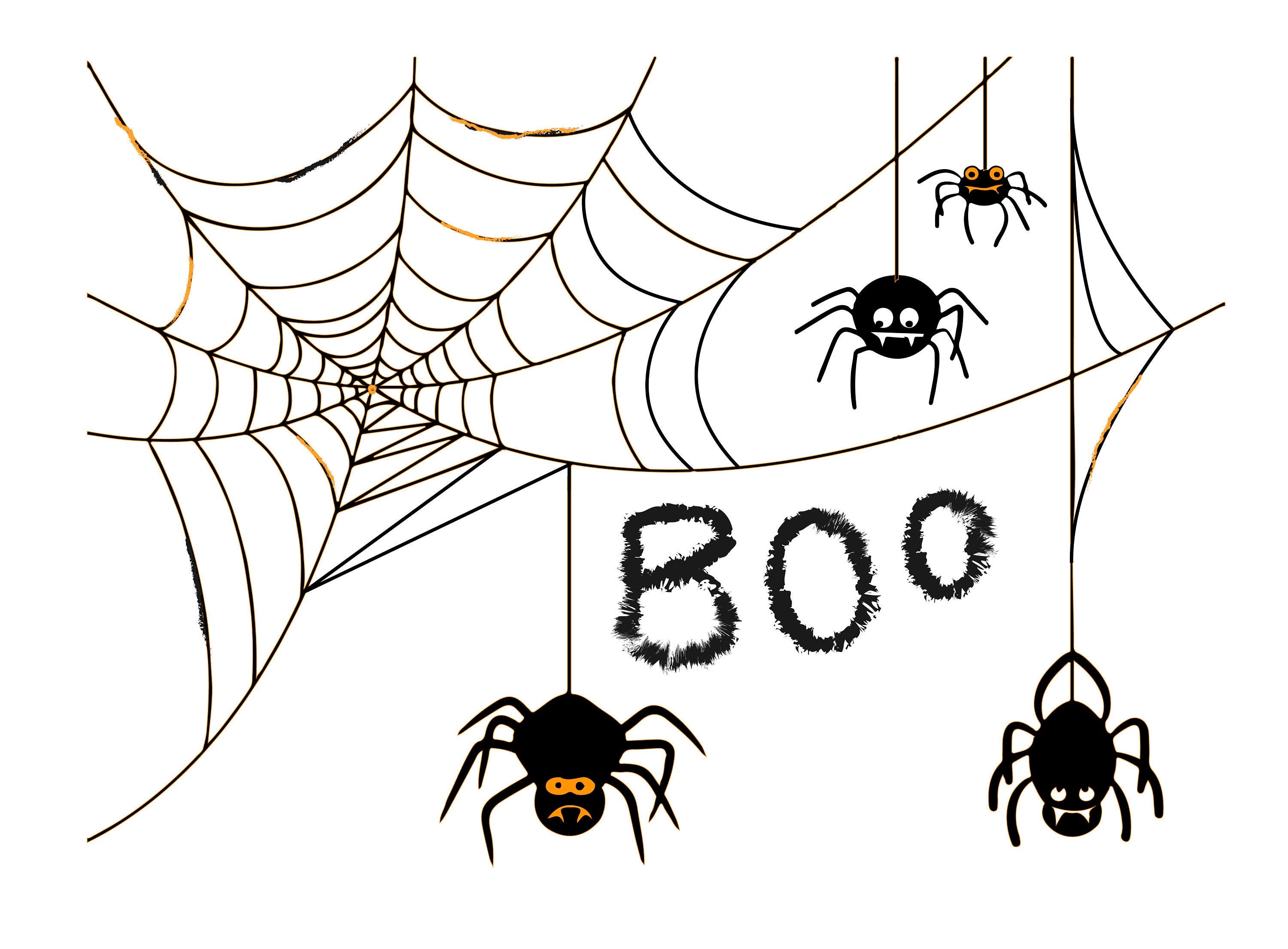 Sublimation Designs Halloween Png Spider Web File for - Etsy