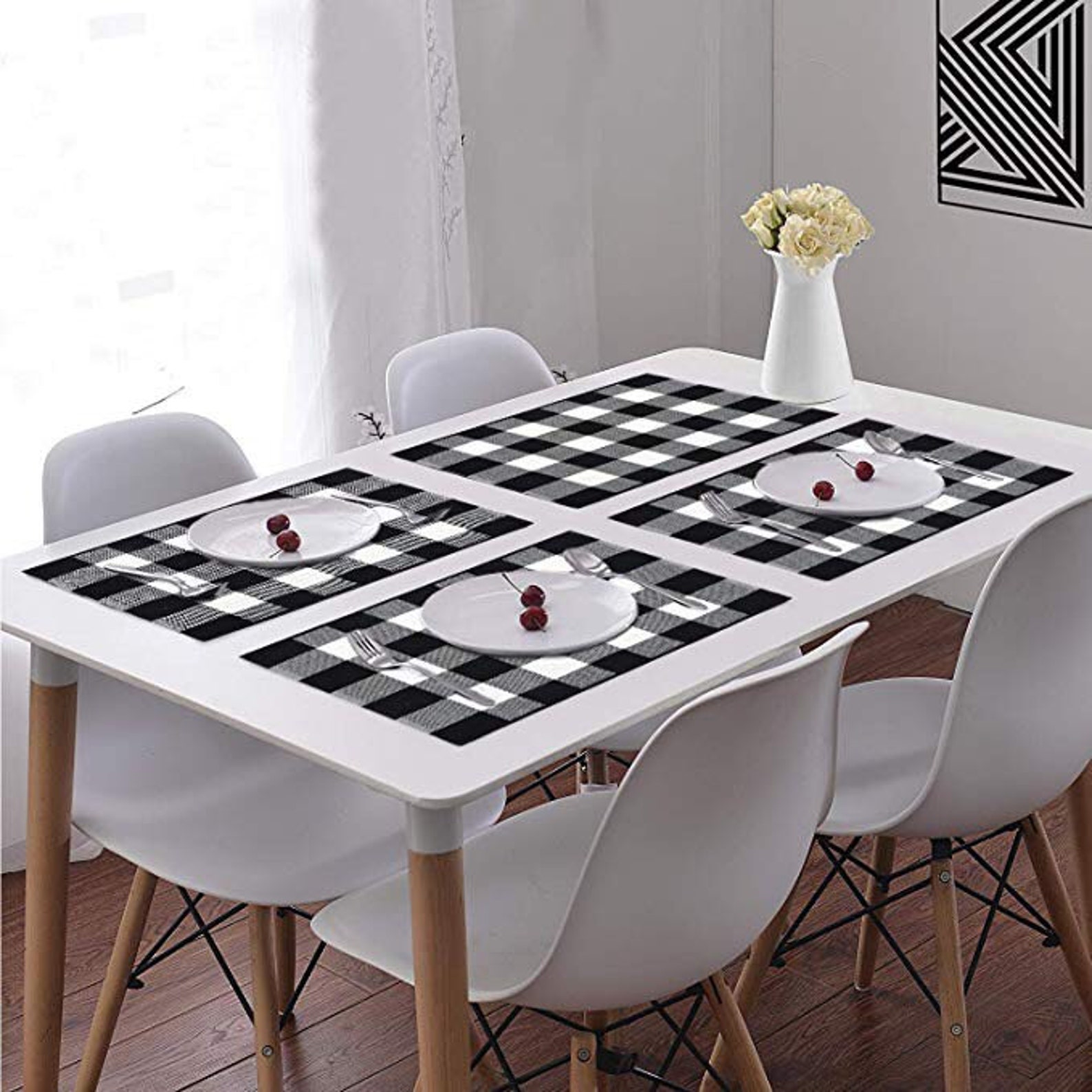 Buffalo Plaid Placemats Set of 4 16 x 16 Etsy