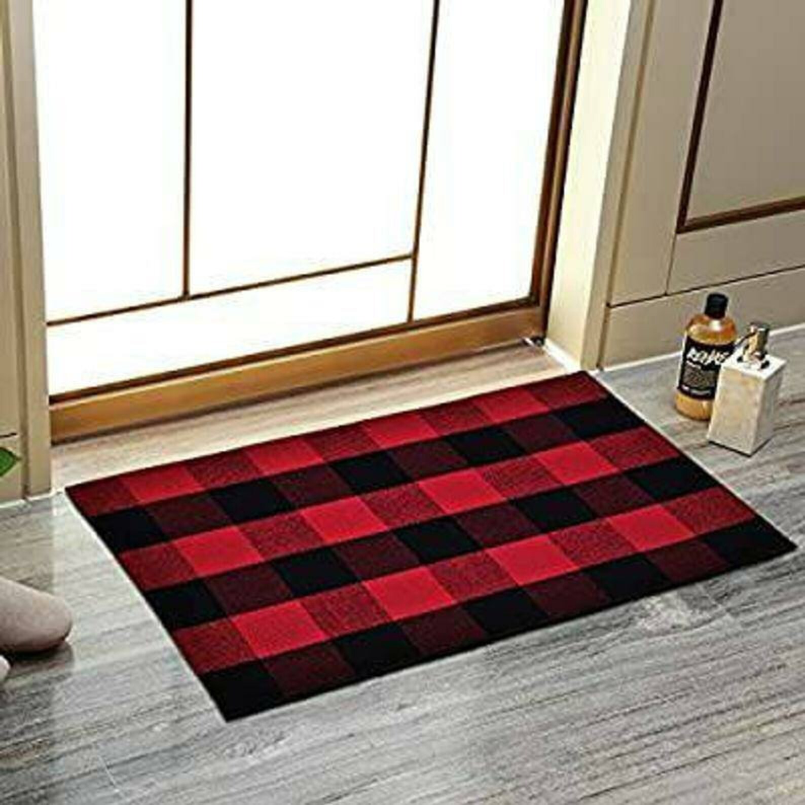 Buffalo Plaid Rug Buffalo Plaid Area Rug Door Mat Etsy