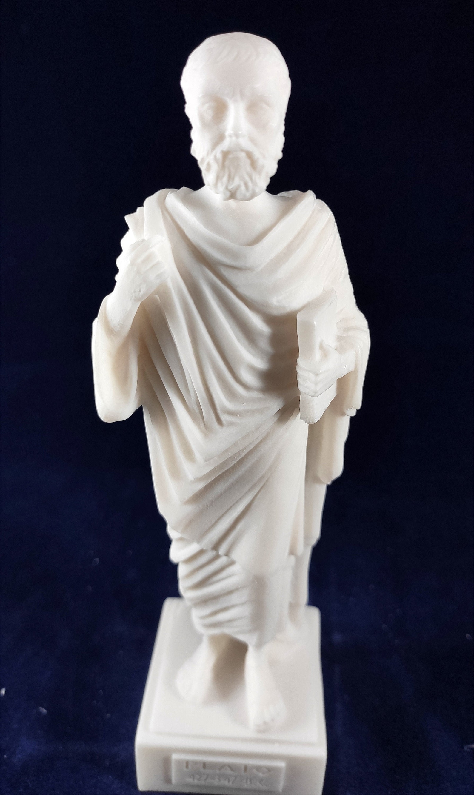 Plato sculpture statue ancient Greek philosopher Etsy