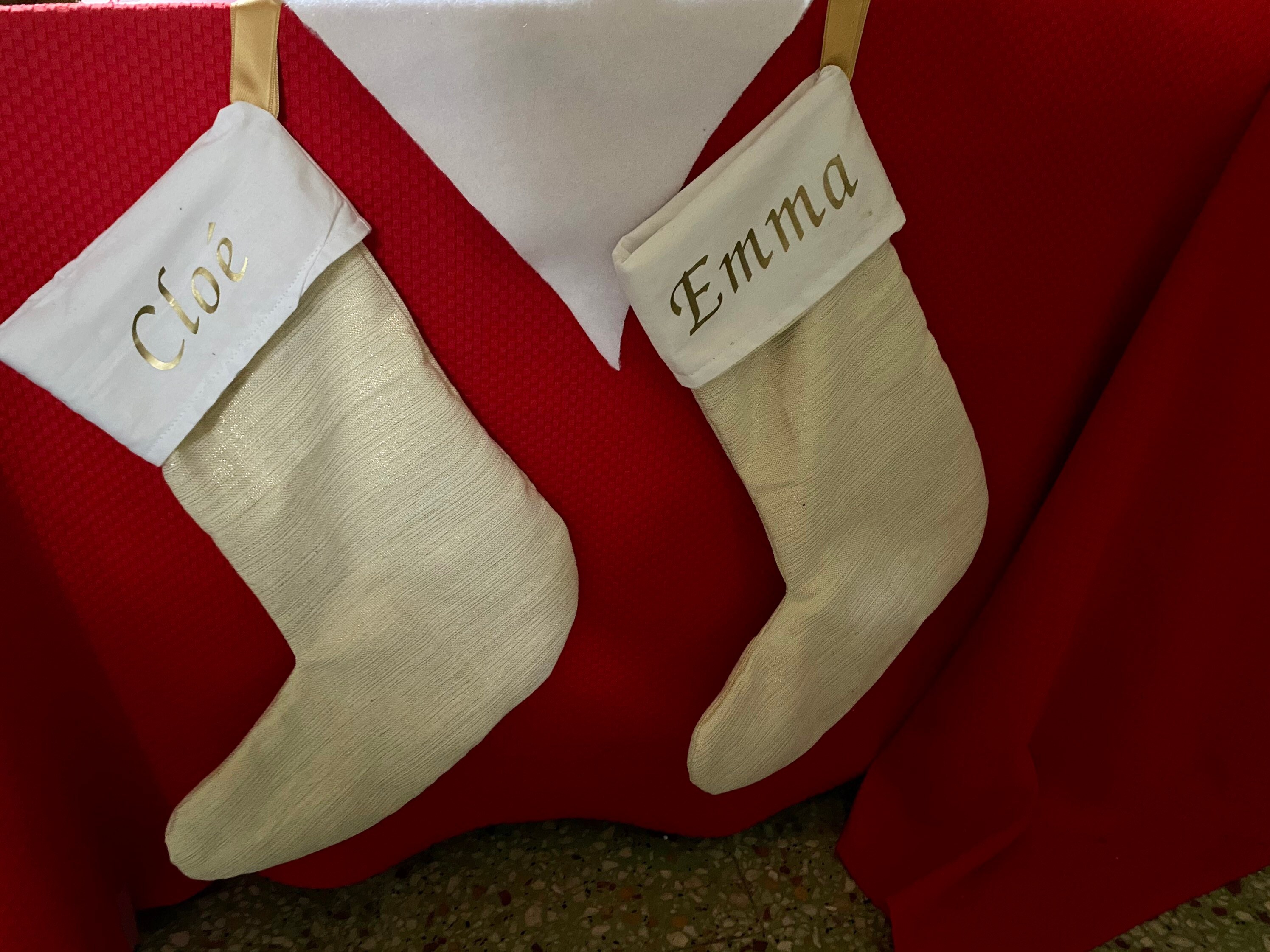 Chaussette de Noël, Botte Chaussette Noël Personnalisé, Personnalisé