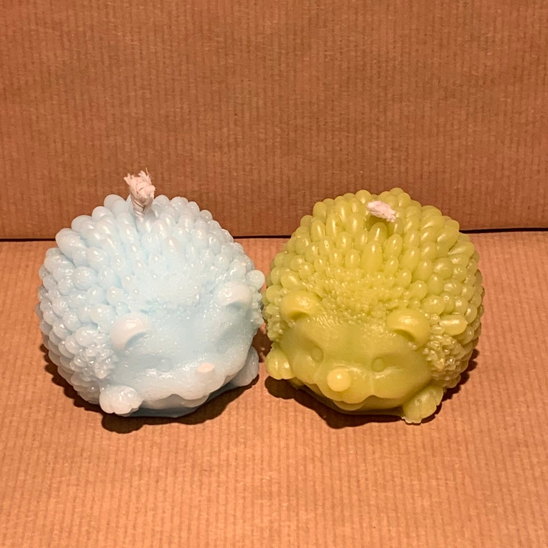 Scented Hedgehog Candles Set of 2. Etsy UK