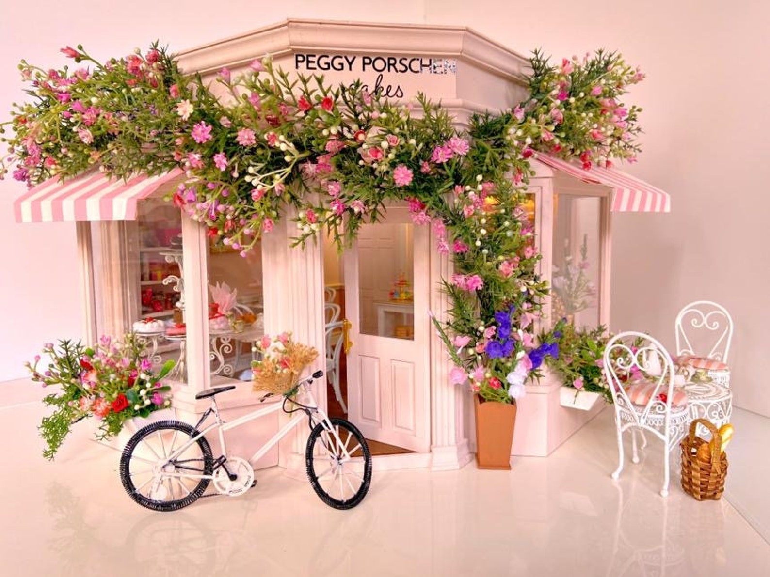 Miniature Peggy Porschen Cafe Room Box in 12th scale Etsy