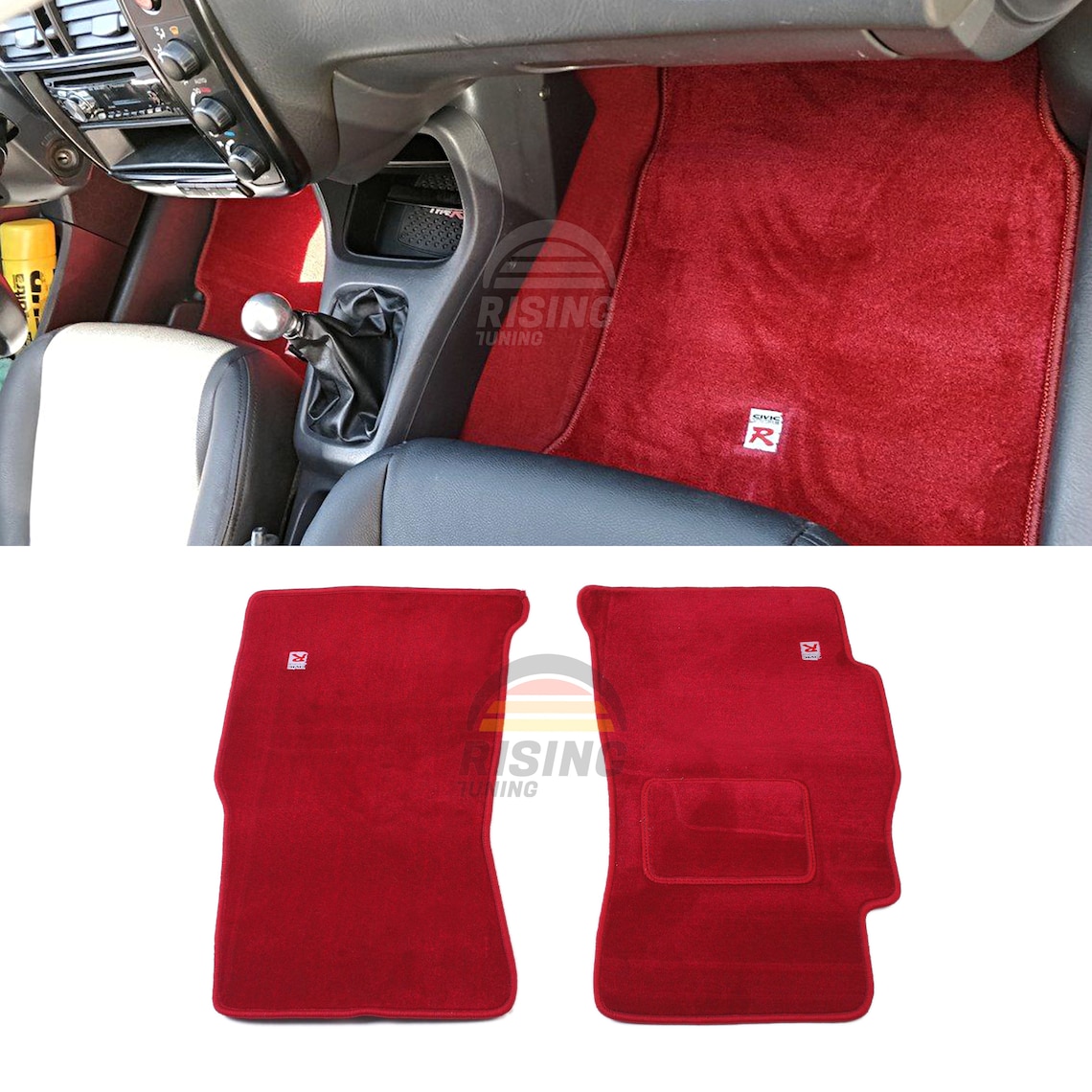 Floor mats carpet for Honda Civic EG EK EJ Authentic TypeR Etsy
