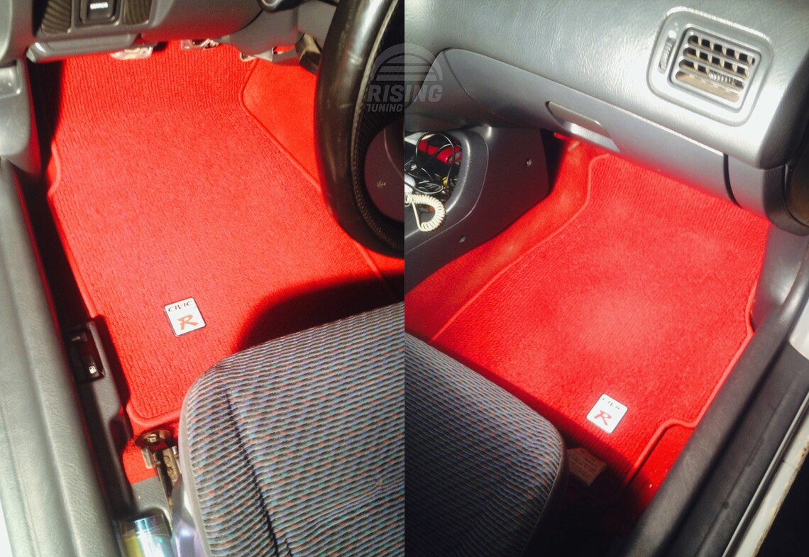 Floor mats carpet for Honda Civic EG EK EJ Authentic TypeR Etsy