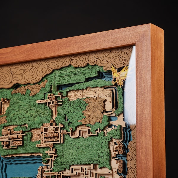 3D Wood Map Of The First Region