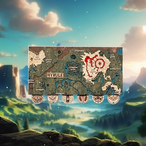 Hyrule 3D-sleutelhanger met sleutelhangers • Uniek decor • Must-haves voor fans • Perfect cadeau