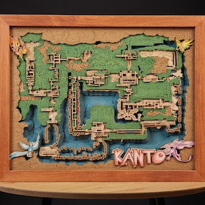 3D Wooden Pallet to Indigo Map, Perfect gamer gift idea, Wooden fantasy map for fans, Best wooden gift for fan