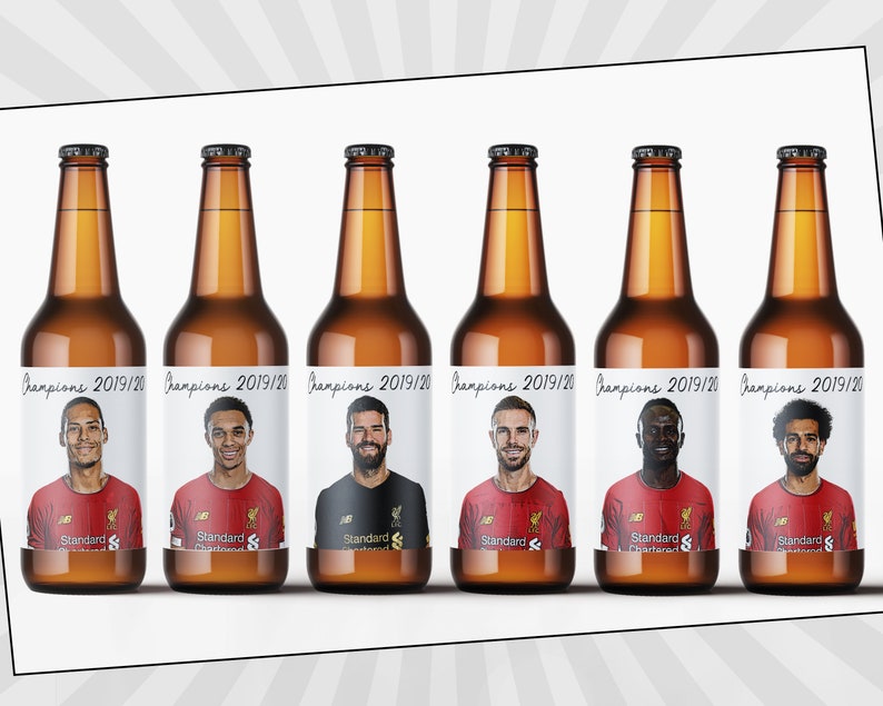 Fussball Fan Liverpool Weihnachten Bier Flasche Etiketten Mo Etsy