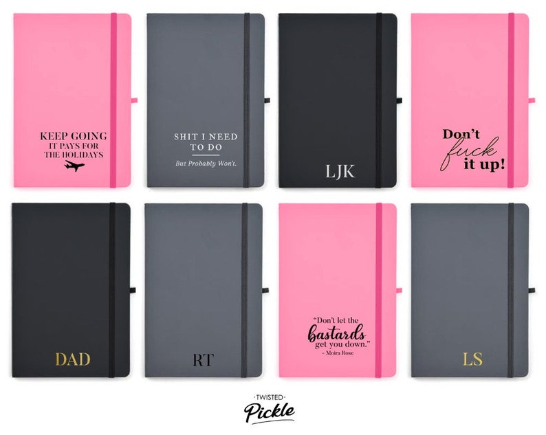 Funny Personalised Notebook Funny Gift for Him or Her Gold - Etsy UK