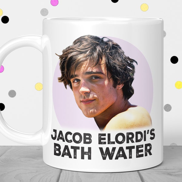 Jacob Elordi Bath Water Saltburn Mug - Funny Saltburn Gift Ideas - Valentine's Day Gift Her - Jacob Elordi Gifts For Women - M238