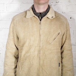 Vintage 80s 90s lined corduroy jacket Size M Stratos
