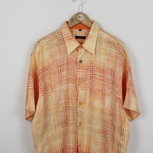 Vintage viscose shirt 90s size 2XL Key West short-sleeved