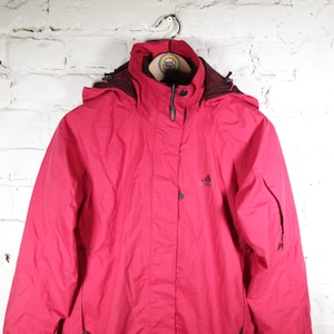 Vintage 90s ski jacket Skiblouson winter jacket Size S (women&#39;s size) adidas climaproof