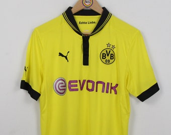 BORUSSIA DORTMUND 1997 1998 HOME FOOTBALL SHIRT SOCCER JERSEY NIKE sz XL VINTAGE