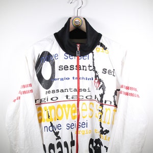 Vintage 90s sports jacket M-L cycling jacket training jacket Sergio Tacchini