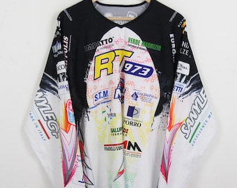 Vintage T-shirt Jersey Long Sleeve Size 2XL RT973 Italy