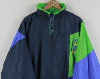 Vintage 90s Sportjacke XL-2XL Nike Trainingsjacke Sportparka