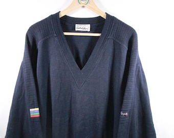 Vintage 80s knitted sweater Size L Carlo Colucci