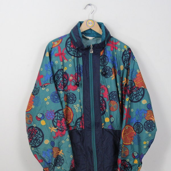 Vintage 90s Regenjacke M-L (46/48) Jeantex Windbreaker