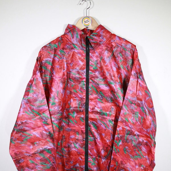 Vintage 90s Regenjacke Schlupfjacke M Windbreaker