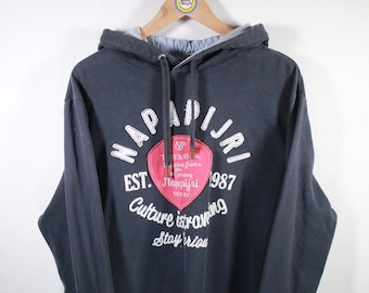 Vintage 90s Sweatshirt L Napapijri Hoodie