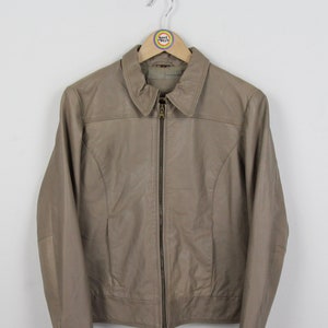 Veste en cuir vintage années 80 90 Taille M (Taille Femme) Conpibel